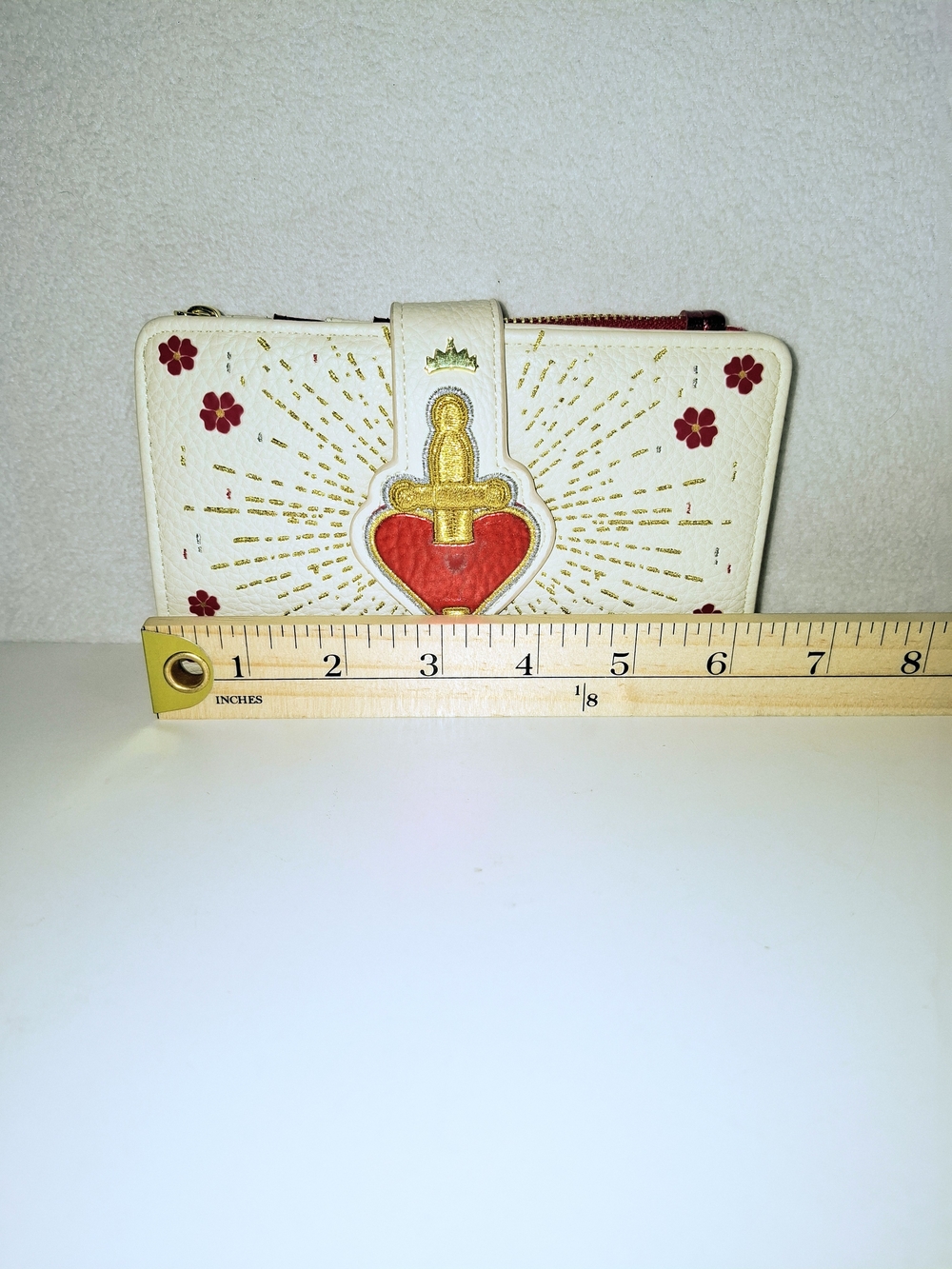 Loungefly Disney Snow White  Wallet with Red Accent and Gold Details - Picture 2 of 10